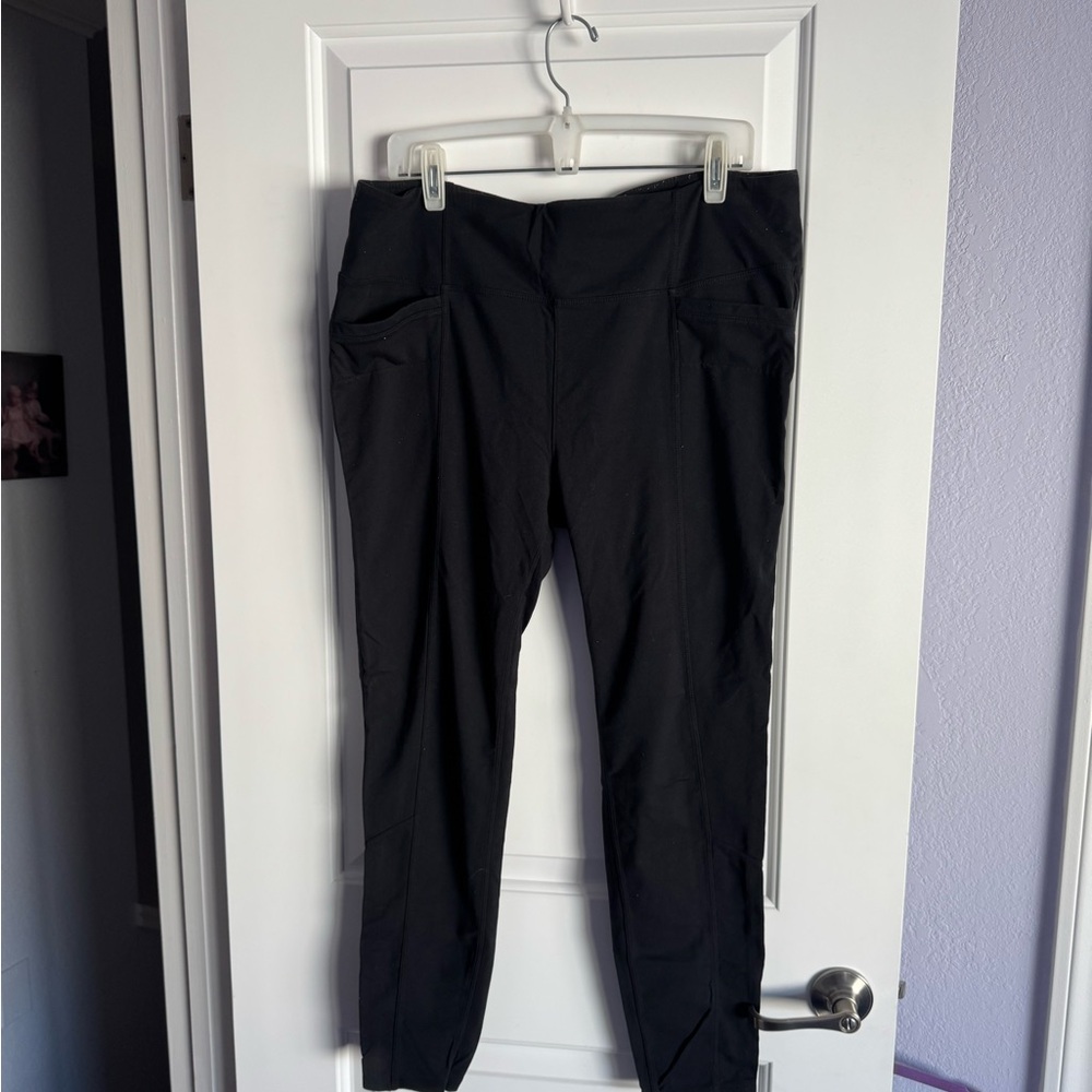 ATHLETA, blk / pockets, XL/1X, good